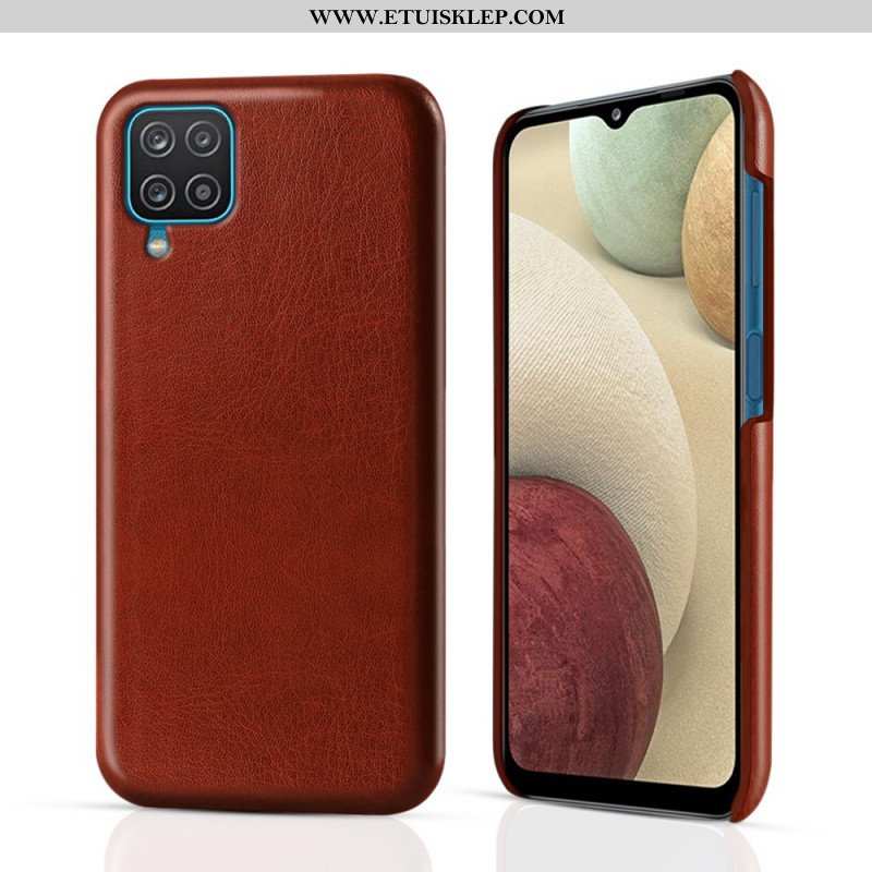 Etui do Samsung Galaxy M12 / A12 Efekt Skóry Ksq